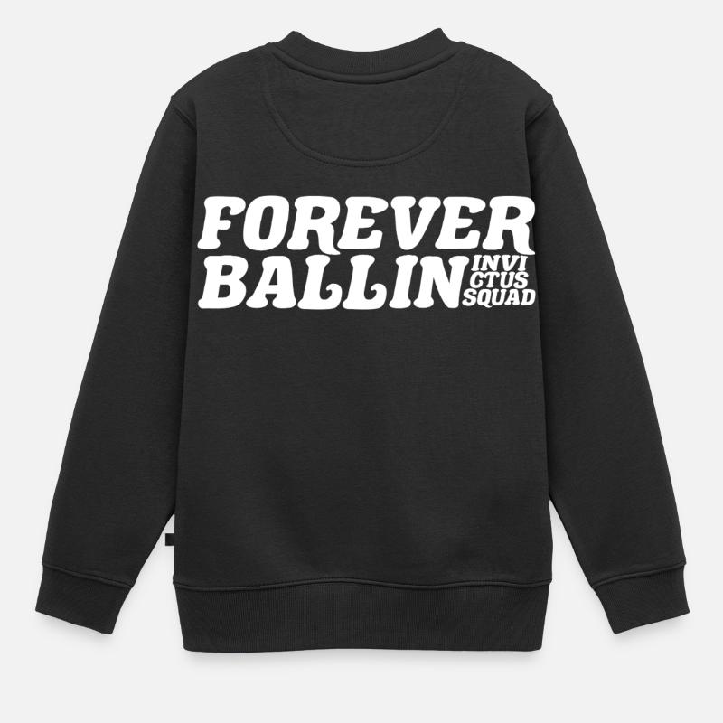 Équipe Forever Ballin - Sweat Premium enfant bio - noir