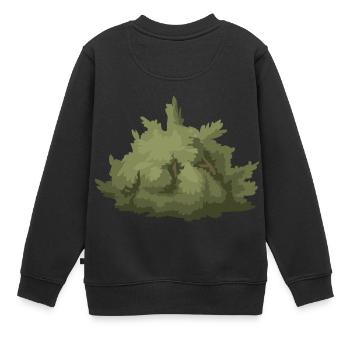 strauecher buesche shrubbery garten garden plants2 - Kinder Premium Organic Sweatshirt - Schwarz - Hinten - AI Model Kid Female (0cm)