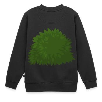 strauecher buesche shrubbery garten garden plants5 - Kinder Premium Organic Sweatshirt - Schwarz - Hinten - AI Model Kid Female (0cm)