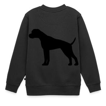 Boxer - Sweat Premium enfant bio - noir - Dos - AI Model Kid Female (0cm)