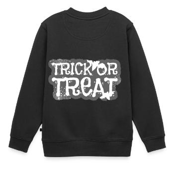 Happy Halloween Geist Monster Horror Geschenk - Kinder Premium Organic Sweatshirt - Schwarz - Hinten - AI Model Kid Female (0cm)