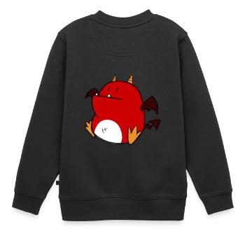 Monster - Kinder Premium Organic Sweatshirt - Schwarz - Hinten - AI Model Kid Female (0cm)