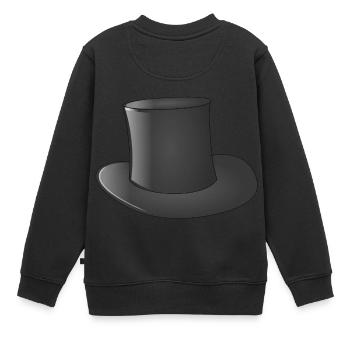 Assistant sorcier sorcier conjure sorcière magique magique - Sweat Premium enfant bio - noir - Dos - AI Model Kid Female (0cm)