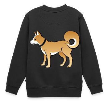igloo igloo esquimau hiver neige neige kalt3 froid - Sweat Premium enfant bio - noir - Dos - AI Model Kid Female (0cm)