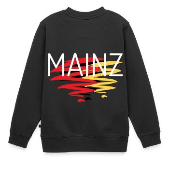 Mainz Souvenir für stolze Mainzer - Kinder Premium Organic Sweatshirt - Schwarz - Hinten - AI Model Kid Female (0cm)