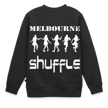Melbourne Shuffle Dance ist mein Tanz, mein Stil. - Kinder Premium Organic Sweatshirt - Schwarz - Hinten - AI Model Kid Female (0cm)