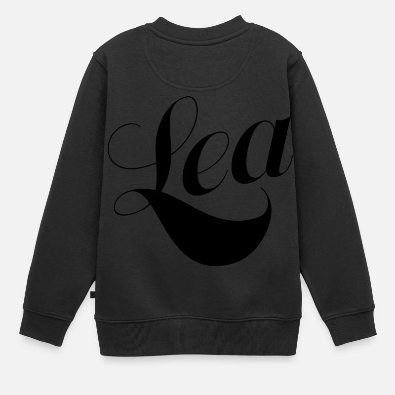Lea - Sweat Premium enfant bio - noir