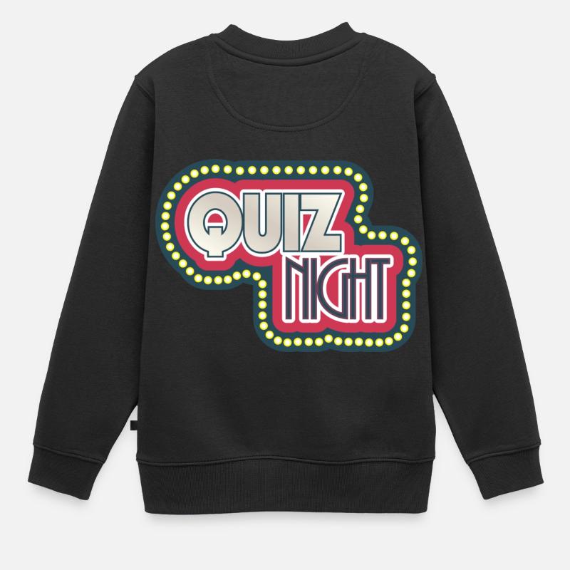 Quiz Night / Playshirt - Sweat Premium enfant bio - noir