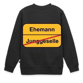 Junggesellenabschied - Kinder Premium Organic Sweatshirt - Schwarz - Hinten - AI Model Kid Female (0cm)