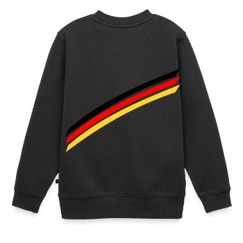 drapeau Allemagne - Sweat Premium enfant bio - noir - Dos - AI Model Kid Female (0cm)