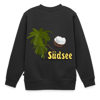 Rêve de la mer du Sud - été! - Sweat Premium enfant bio - noir - Dos - AI Model Kid Female (0cm)