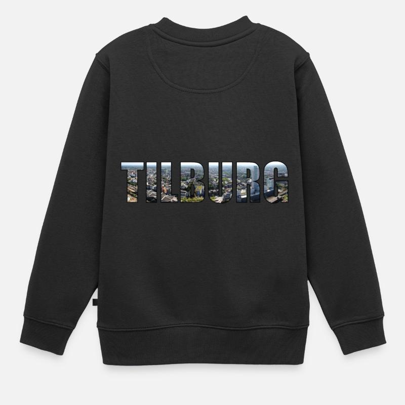 PAYS-BAS TILBURG - Sweat Premium enfant bio - noir