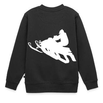 Motoneige motoneige motoneige - Sweat Premium enfant bio - noir - Dos - AI Model Kid Female (0cm)