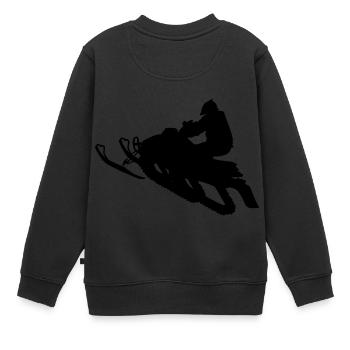 Motoneige motoneige motoneige - Sweat Premium enfant bio - noir - Dos - AI Model Kid Female (0cm)