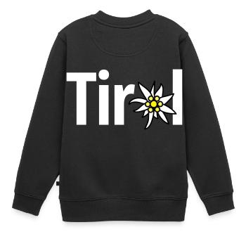 Tirol - Kinder Premium Organic Sweatshirt - Schwarz - Hinten - AI Model Kid Female (0cm)