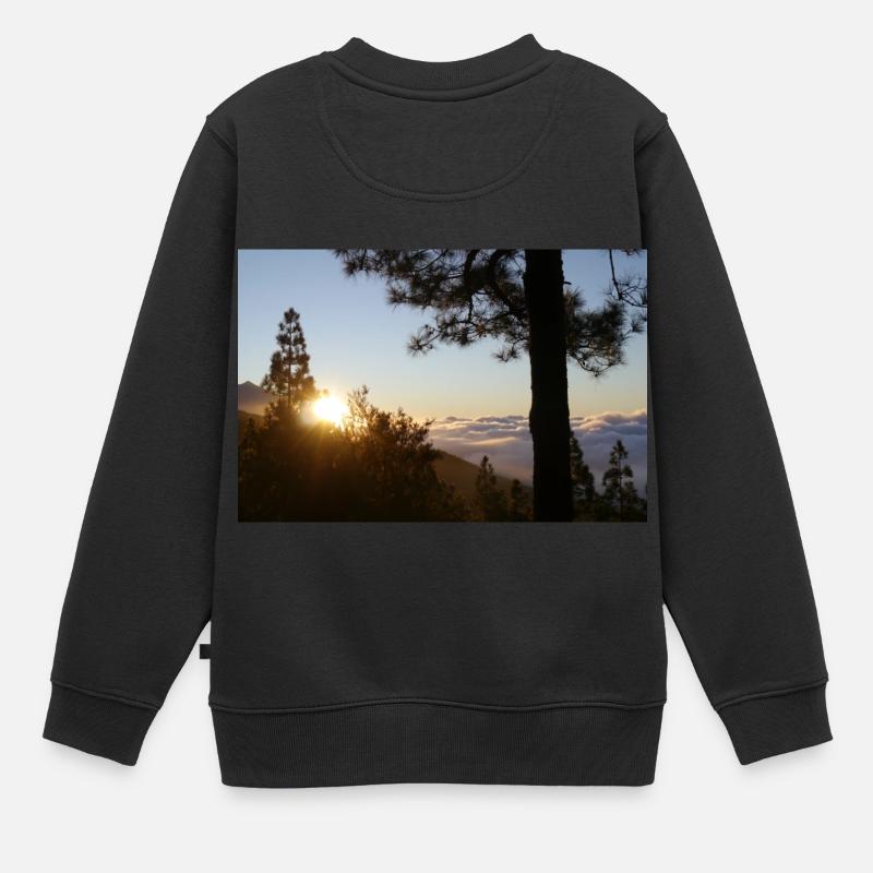 Teide, Tenerife - Sweat Premium enfant bio - noir