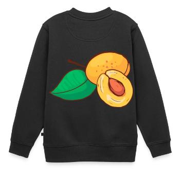 Mirabelle Prune jaune Prune - Sweat Premium enfant bio - noir - Dos - AI Model Kid Female (0cm)