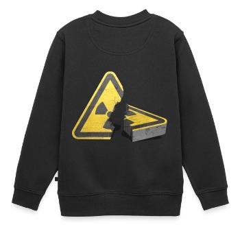 Atomausstieg! L'énergie nucléaire non merci! - Sweat Premium enfant bio - noir - Dos - AI Model Kid Female (0cm)