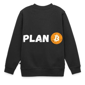 PLAN B - Sweat Premium enfant bio - noir - Dos - AI Model Kid Female (0cm)