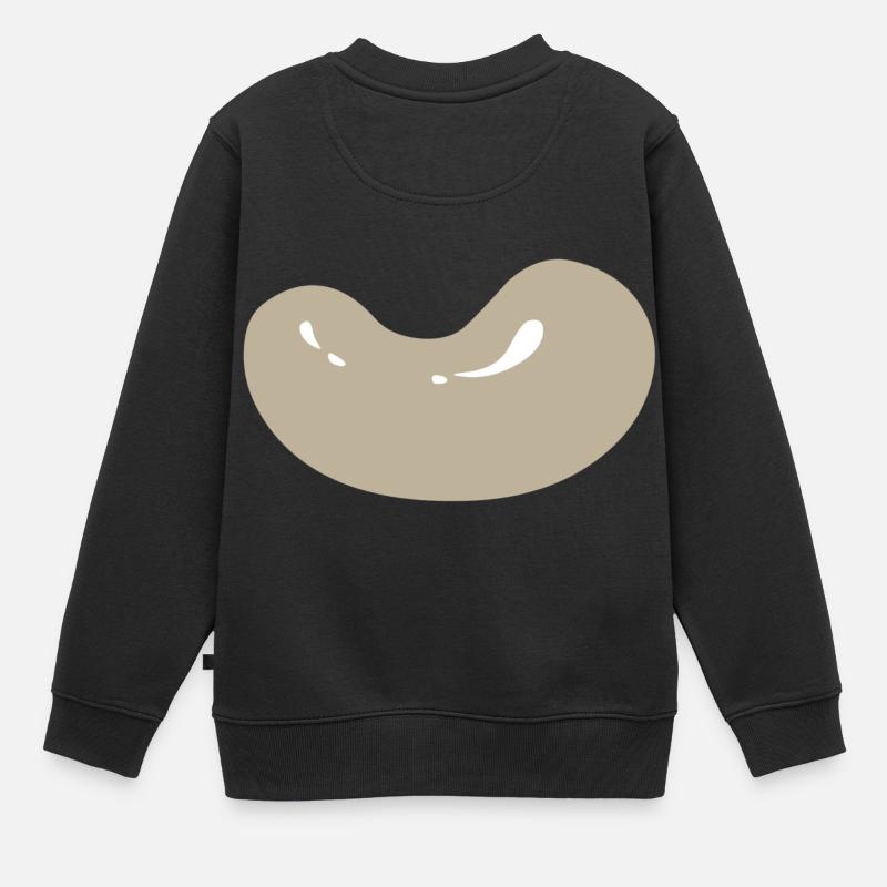 haricots légume légumes de haricots de vegetables12 - Sweat Premium enfant bio - noir