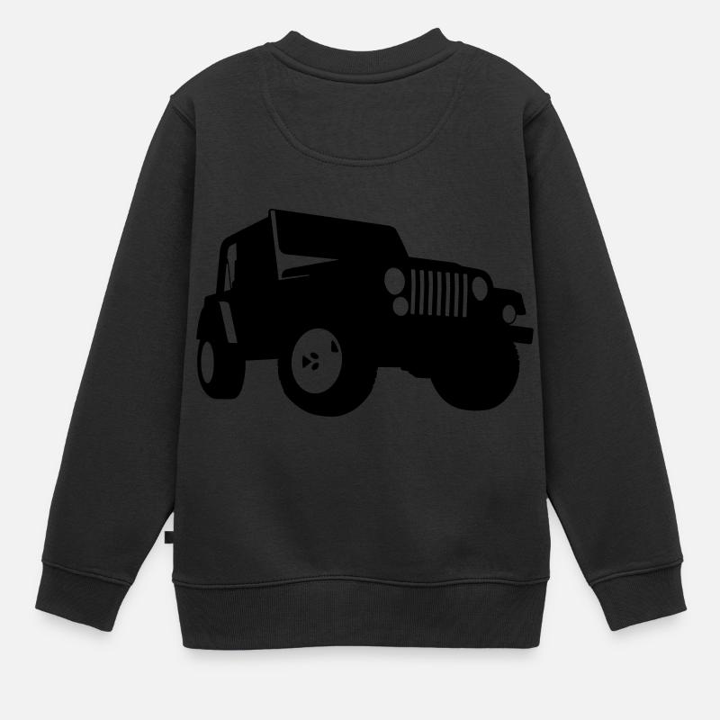 Jeep - SUV - Sweat Premium enfant bio - noir