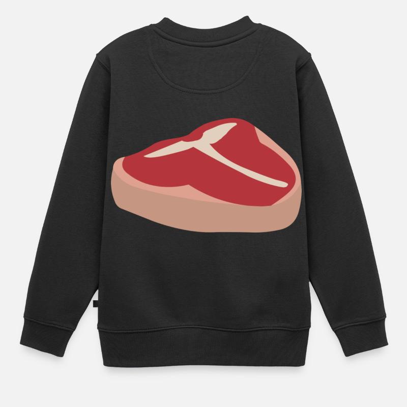 Saftiges Fleisch - Sweat Premium enfant bio - noir