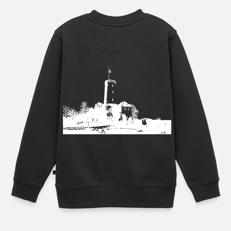 Sparrenburg Bielefeld - Kinder Premium Organic Sweatshirt - Schwarz