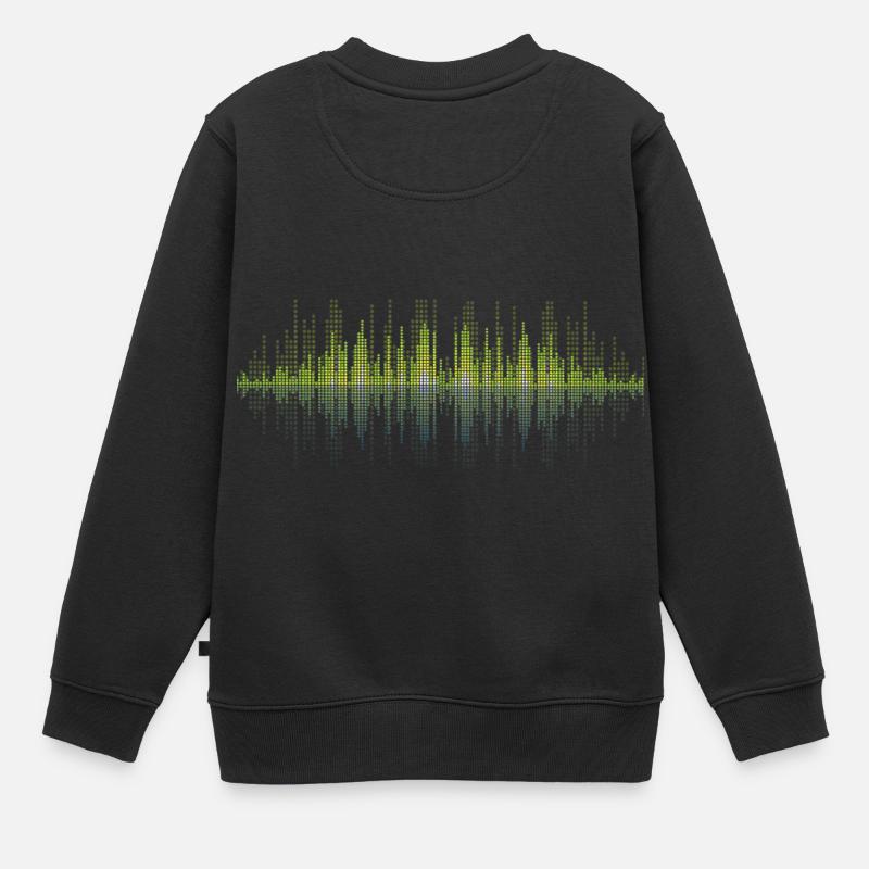 but égalisateur - Sweat Premium enfant bio - noir