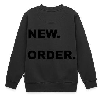 NOUVELLE COMMANDE - Sweat Premium enfant bio - noir - Dos - AI Model Kid Female (0cm)