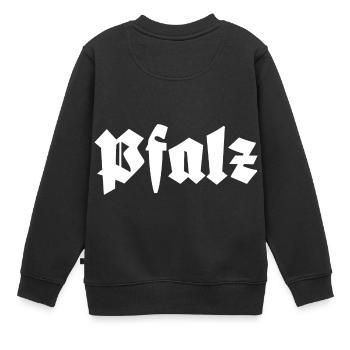 Pfalz - Kinder Premium Organic Sweatshirt - Schwarz - Hinten - AI Model Kid Female (0cm)