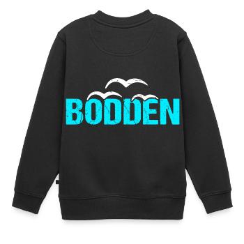 Bodden Ostsee Boddenlandschaft - Kinder Premium Organic Sweatshirt - Schwarz - Hinten - AI Model Kid Female (0cm)