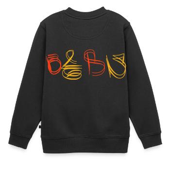 Bern Switzerland Bern Schweiz Bern T-Shirt - Kinder Premium Organic Sweatshirt - Schwarz - Hinten - AI Model Kid Female (0cm)