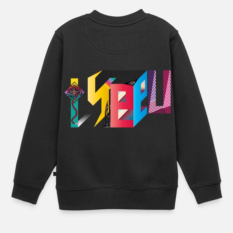 I SEE U - Sweat Premium enfant bio - noir