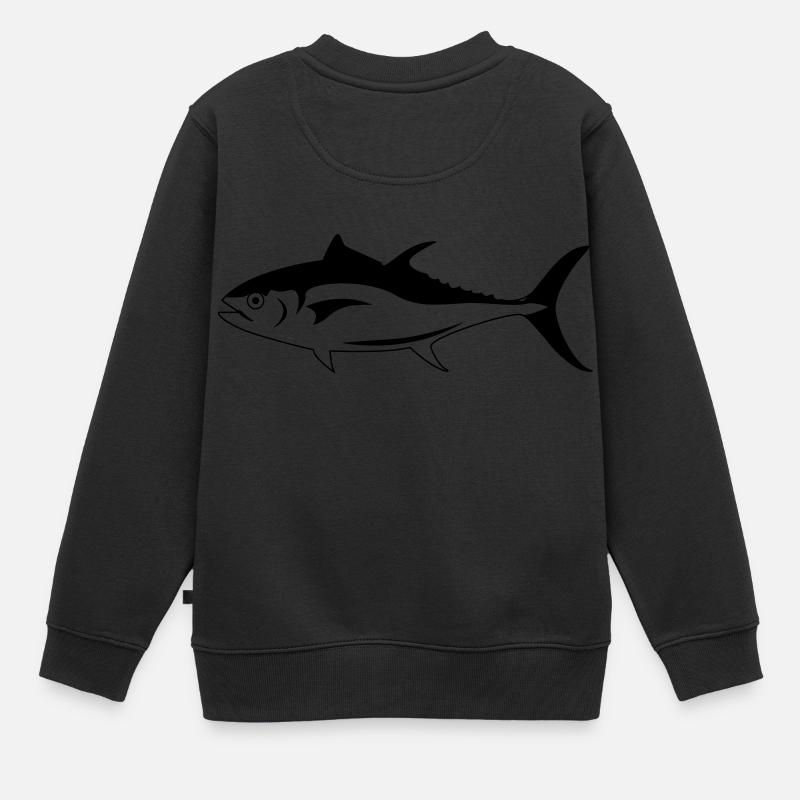 thon - Sweat Premium enfant bio - noir