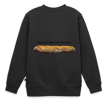 pain - Sweat Premium enfant bio - noir - Dos - AI Model Kid Female (0cm)