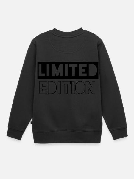 Édition limitée - Sweat Premium enfant bio - noir