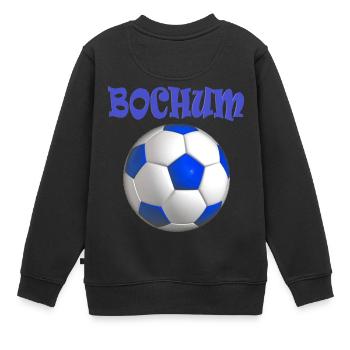 Bochum Football Design - Sweat Premium enfant bio - noir - Dos - AI Model Kid Female (0cm)