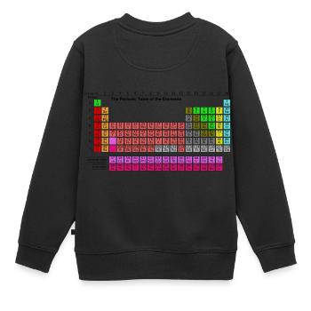 reagenzglas flask tube experiment chemistry chemie - Kinder Premium Organic Sweatshirt - Schwarz - Hinten - AI Model Kid Female (0cm)