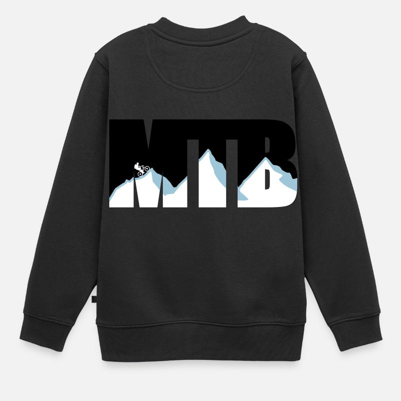 MTB - Kinder Premium Organic Sweatshirt - Schwarz