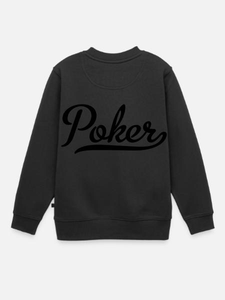 poker - Kids Premium Organic Sweatshirt - black