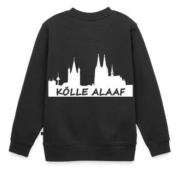 Kölle Alaaf - Karneval Fasching - Kinder Premium Organic Sweatshirt - Schwarz - Hinten - AI Model Kid Female (0cm)