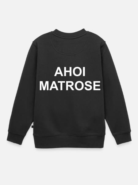 ahooi matrose - Kinder Premium Organic Sweatshirt - Schwarz