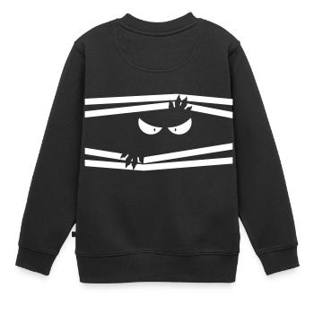 Monstres - Sweat Premium enfant bio - noir - Dos - AI Model Kid Female (0cm)