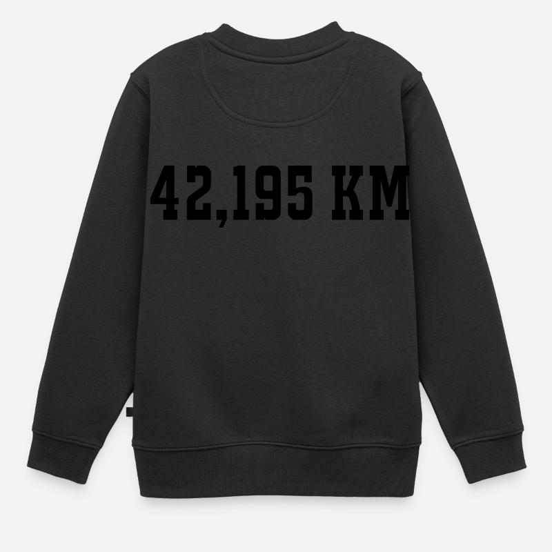 marathon - Sweat Premium enfant bio - noir