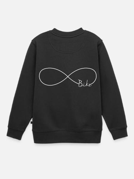 Infinity sign infinity sign bike - Kids Premium Organic Sweatshirt - black