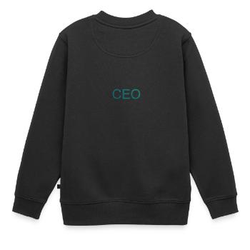 ceo - Sweat Premium enfant bio - noir - Dos - AI Model Kid Female (0cm)