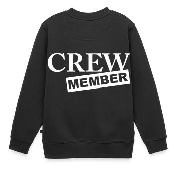 Cadeaux d'anniversaire - Sweat Premium enfant bio - noir - Dos - AI Model Kid Female (0cm)