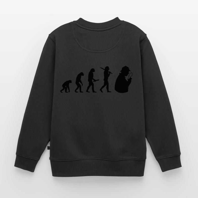 Sherlock Holmes évolution développement de progrès Sweat Premium enfant bio
