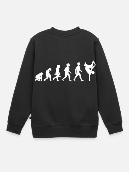 Evolution Breakdance Breaking Breakdance Hip Hop - Sweat Premium enfant bio - noir