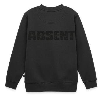 Absent, absent, disant - Sweat Premium enfant bio - noir - Dos - AI Model Kid Female (0cm)